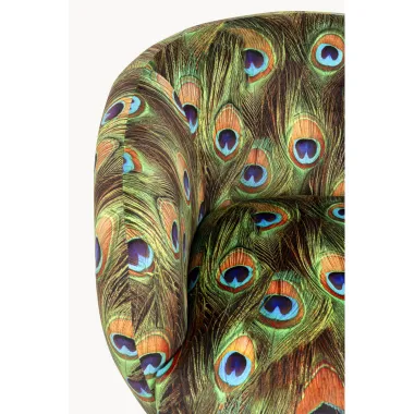 Kare FOTEL obrotowe PEONY PEACOCK 81 x 70 x 75cm / 71058