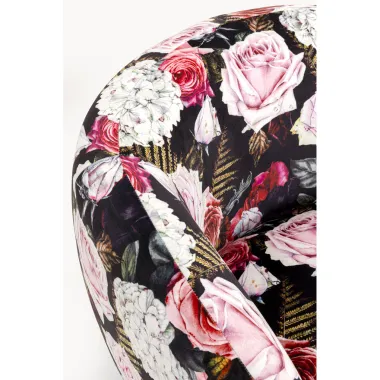 Kare FOTEL obrotowe PEONY PEACOCK 81 x 70 x 75cm / 71057