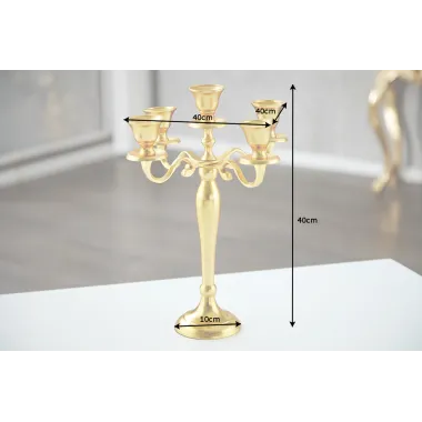 MODERN BAROCK Świecznik antyczne złoto 5-ramienny 40cm / 20409