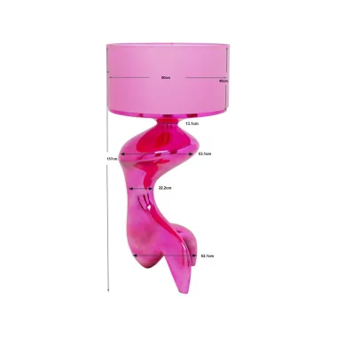 Kare Lampa podłogowa EROSIA Pink 157 x 80 x 80cm / 57752