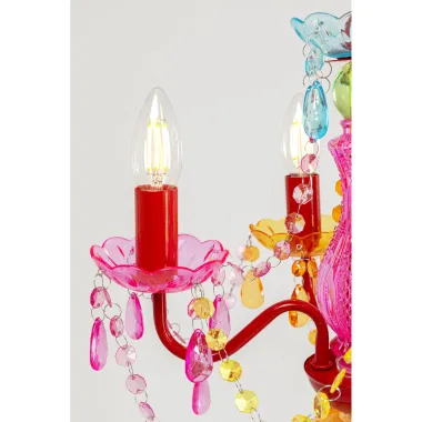 Kare Lampa wisząca MULTICOLOR 4 ramienna 38 x 90 x 38cm / 58008