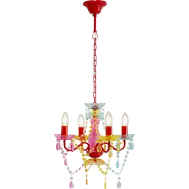 Kare Lampa wisząca MULTICOLOR 4 ramienna 38 x 90 x 38cm / 58008