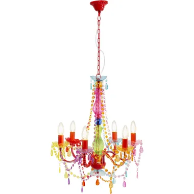 Kare Lampa wisząca MULTICOLOR 6 ramienna 51 x 115 x 51cm / 64305