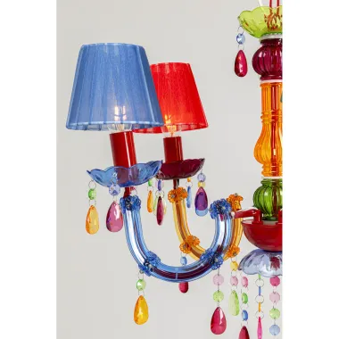 Kare Lampa wisząca MULTICOLOR 5 ramienna 45 x 91 x 45cm / 58009