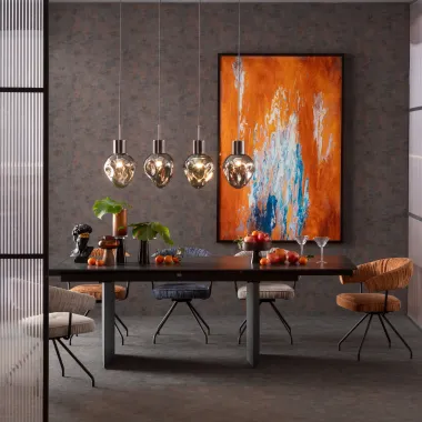 Kare Krzesło ARABELLA niebieski 58 x 78 x 57cm /  87359