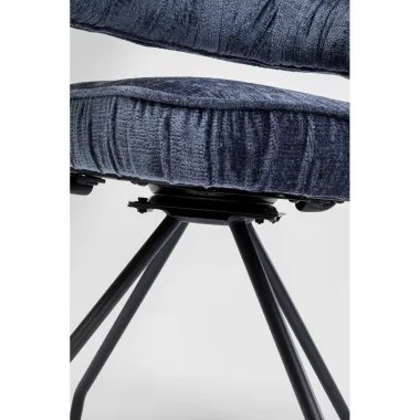 Kare Krzesło ARABELLA niebieski 58 x 78 x 57cm /  87359