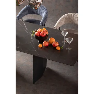 Kare Krzesło ARABELLA srebrny 58 x 78 x 57cm / 87358