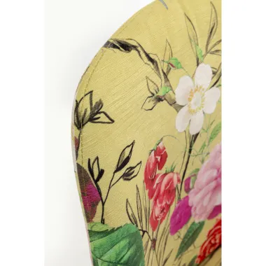 Kare Krzesło EAST SIDE FLOWER FEVER YELLOW 48 x 85 x 55cm / 71131