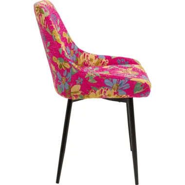 Kare Krzesło EAST SIDE FLOWER FEVER PINK 48 x 85 x 55cm / 71133