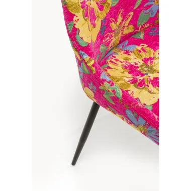 Kare Krzesło EAST SIDE FLOWER FEVER PINK 48 x 85 x 55cm / 71133