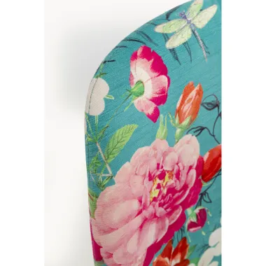 Kare Krzesło EAST SIDE FLOWER FEVER BLUE 48 x 85 x 55cm / 71132