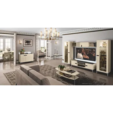 AMBRA DAY Włoska komoda wysoka 5 szuflad 75 x 120 x 42cm / 148SET.02AV