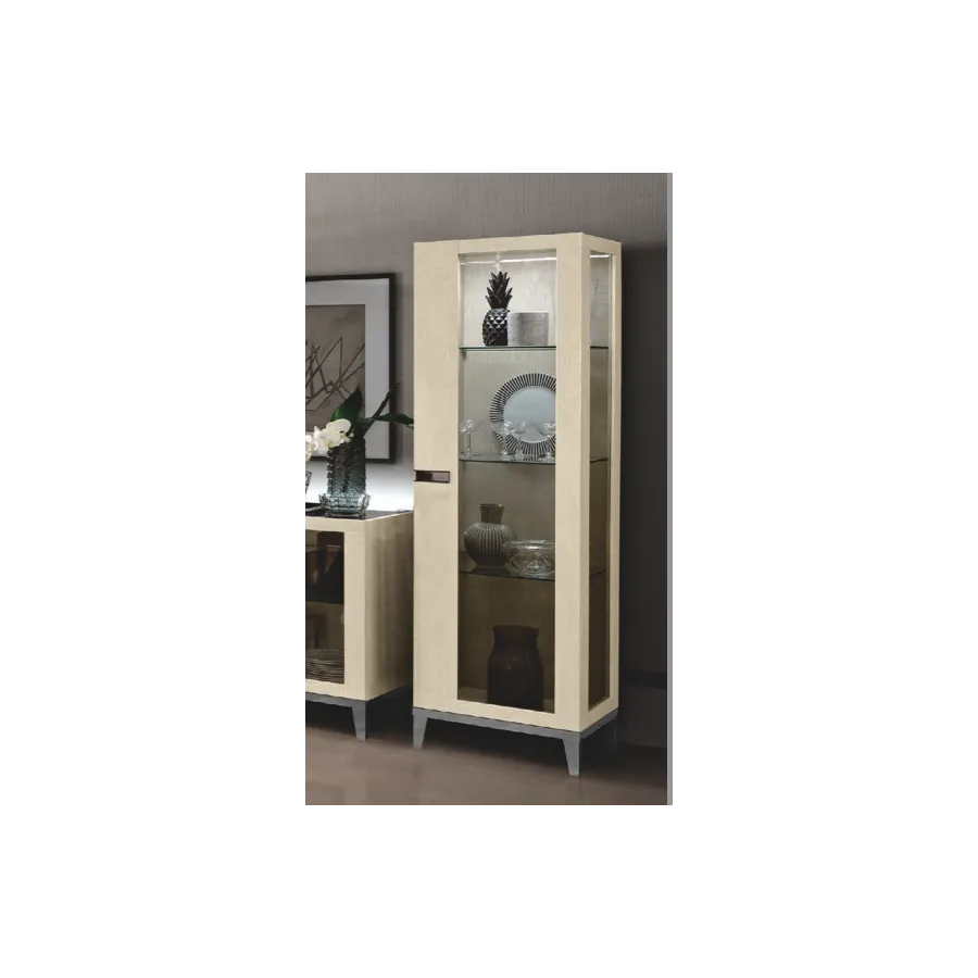 AMBRA DAY Włoska witryna 1 drzwiowa prawa strona 58 x 191 x 49cm / 150VT1.01AV