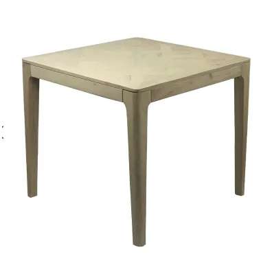Wohnling Stół do jadalni ART DECO bielone mango 80 x 76 x 80cm / WL7.589