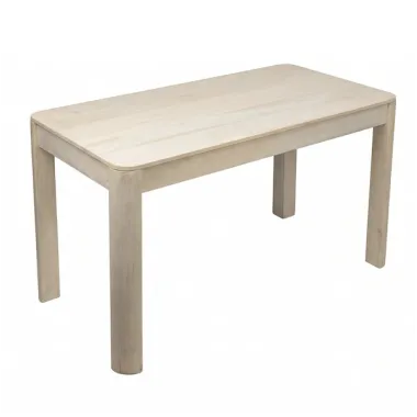 Wohnling Stół do jadalni ART DECO bielone mango 120 x 76 x 60cm / WL7.379