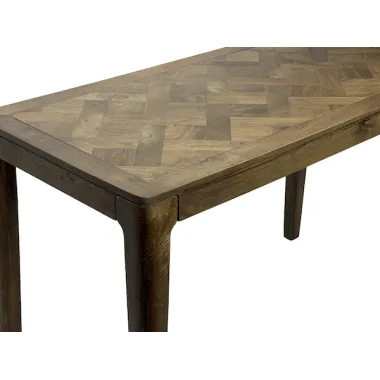 Wohnling Stół do jadalni ART DECO orzechowe mango 120 x 76 x 60cm / WL7.592