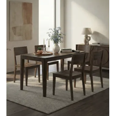 Wohnling Stół do jadalni ART DECO orzechowe mango 120 x 76 x 60cm / WL7.592