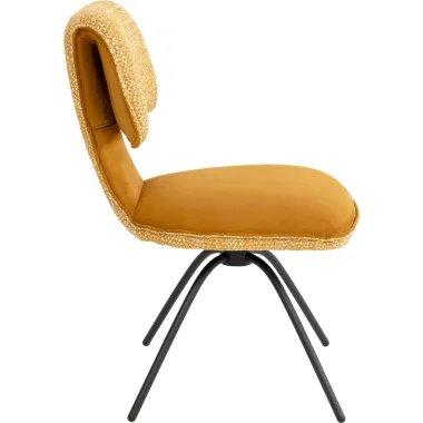 Kare Krzesło obrotowe HELLI żółte 46 x 88 x 63cm / 71514
