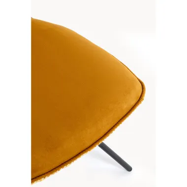 Kare Krzesło obrotowe HELLI żółte 46 x 88 x 63cm / 71514