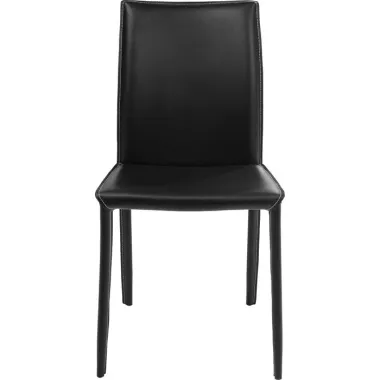 Kare Krzesło tapicerowane MILANO czarne 47 x 91 x 61cm / 74185