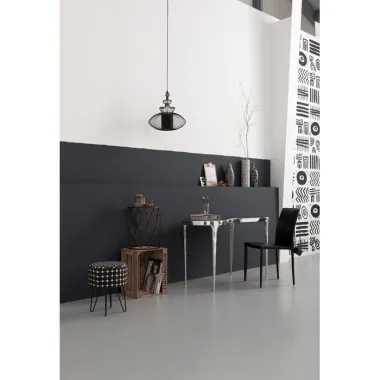Kare Krzesło tapicerowane MILANO czarne 47 x 91 x 61cm / 74185