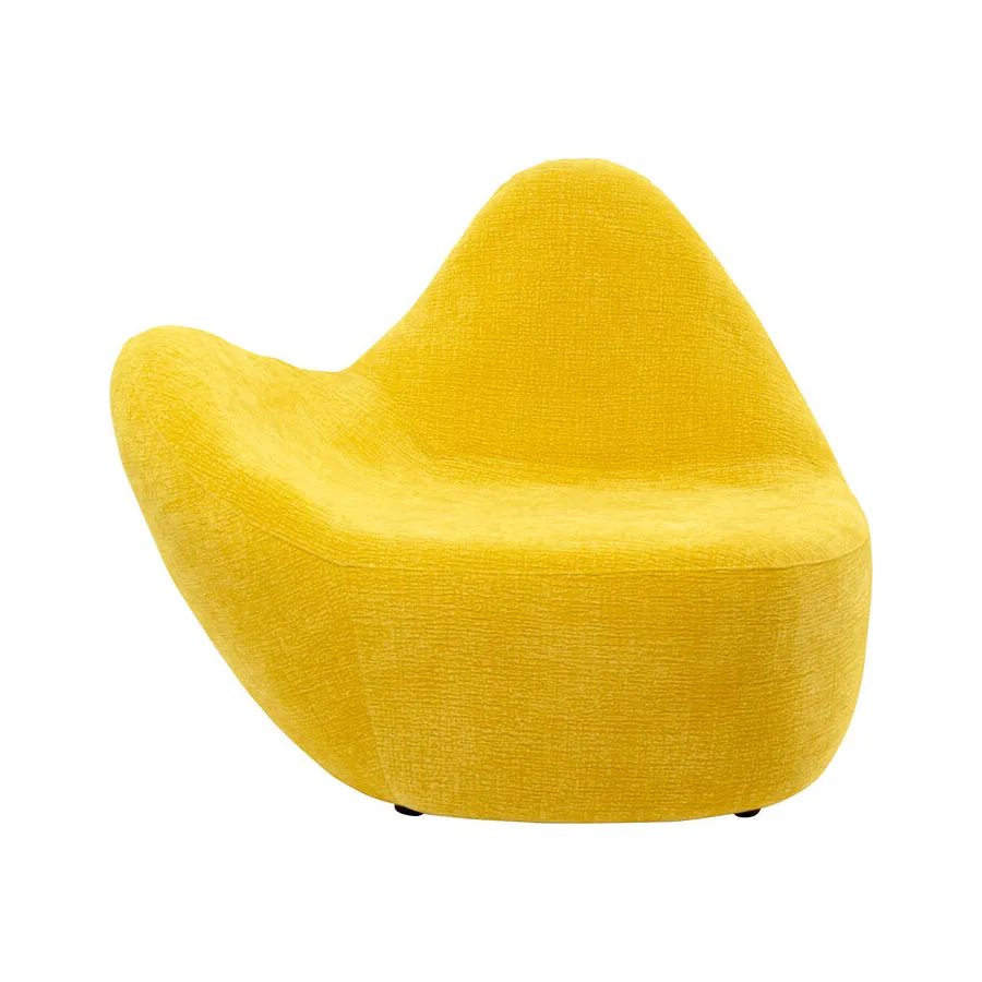 Kare Fotel WAVE MEDIUM żółty 116 x 91 x 92cm / 71482