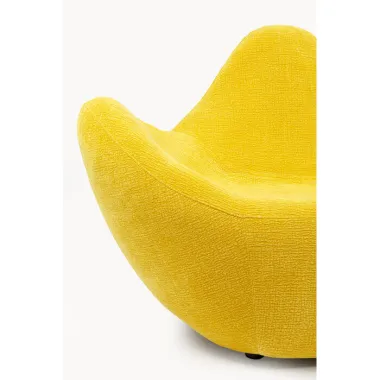 Kare Fotel WAVE MEDIUM żółty 116 x 91 x 92cm / 71482