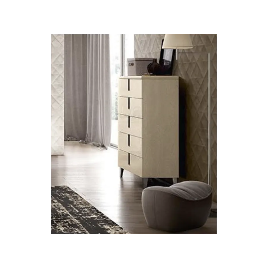 AMBRA DAY Włoska komoda wysoka 5 szuflad 75 x 120 x 42cm / 148SET.02AV
