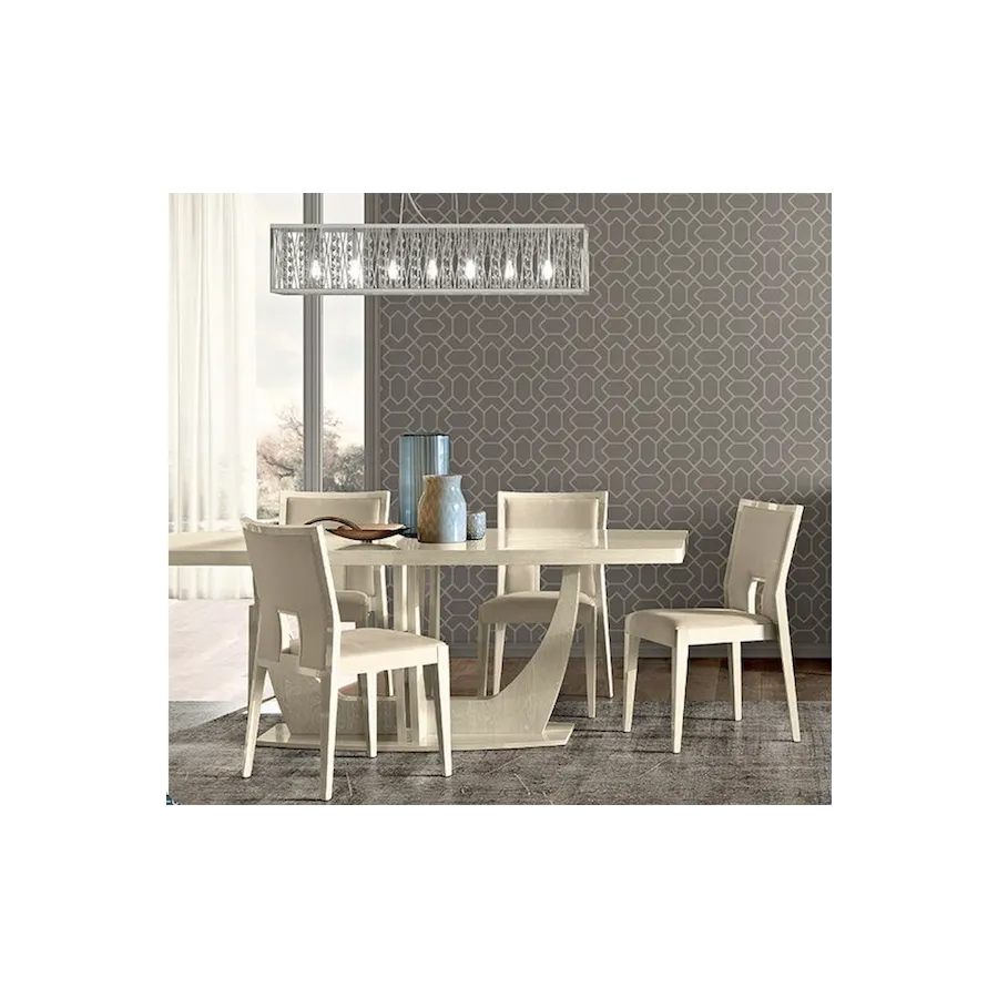 AMBRA DAY Włoski stół rozkładany 140+50 x 75 x 63cm / 150TAV.08AV