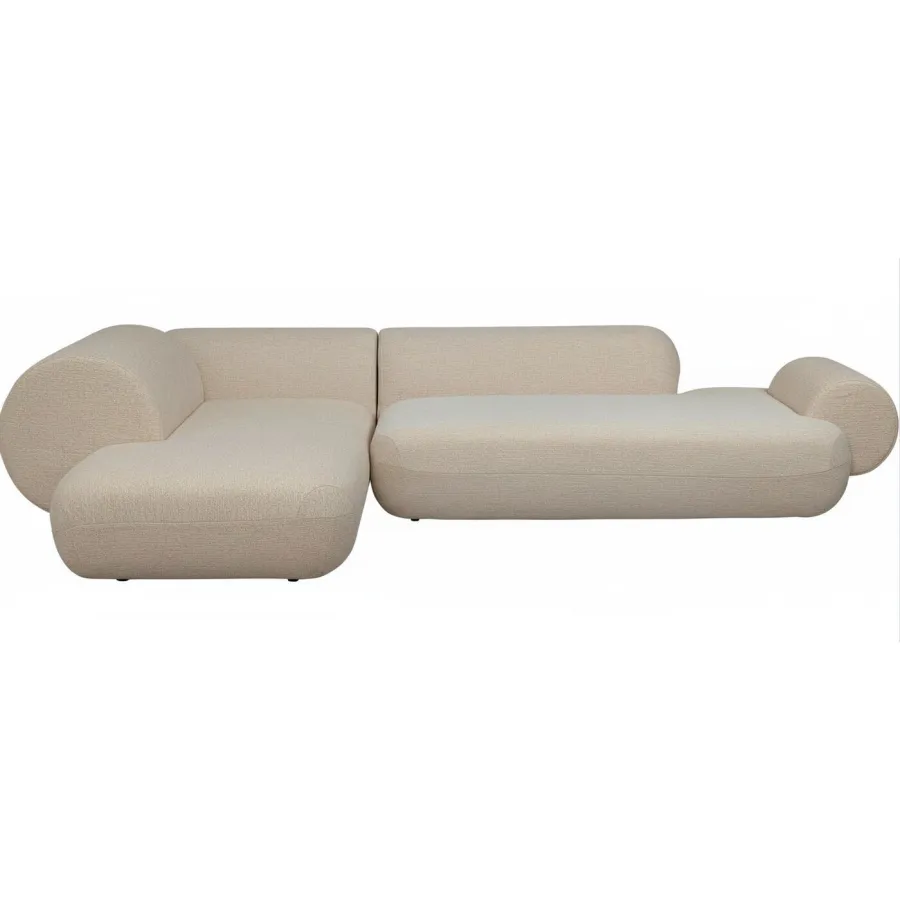 Kare Narożnik SOFT EDGE lewostronny kremowy 342cm / 40873