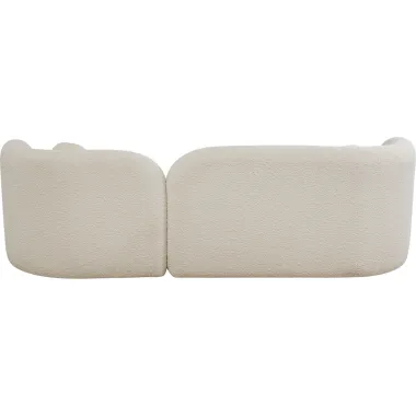 Kare Sofa 3 osobowa KELLY boucle kremowa 225 x 63 x 83cm / 87293