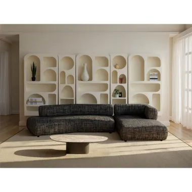 Kare sofa narożna BOW prawostronna 334 x 66 x 120cm / 87555