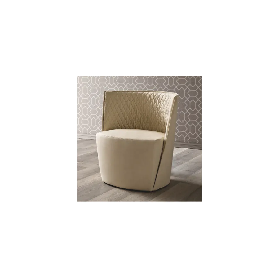 AMBRA DAY Włoski fotel DAYTONA ecru 69 x 77 x 60cm / 150POL.01XXMS70