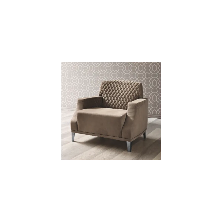 AMBRA DAY Włoski fotel PULSAR ecru 90 x 78 x 74cm / 148POL.02XXMS70