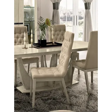 AMBRA DAY Włoska pufa ROMBI brązowa 50 x 46 x 50cm / 1086COM.00081