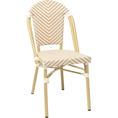 Kare Krzesło ogrodowe MONTMARTRE cream wite 46 x 91 x 57cm / 71435