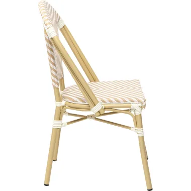 Kare Krzesło ogrodowe MONTMARTRE cream wite 46 x 91 x 57cm / 71435