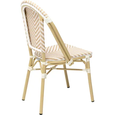 Kare Krzesło ogrodowe MONTMARTRE cream wite 46 x 91 x 57cm / 71435