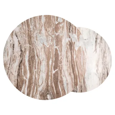 Stolik kawowy BOTTEGA beżowy (2 set) 85 x 40 x 85cm / 214522