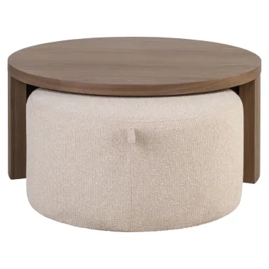 Stolik kawowy WINDSOR brązowy (2 set) 90 x 40 x 90cm / 215562