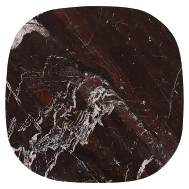 Stolik kawowy ORCHID burgundowy 90 x 38 x 90cm / 215650