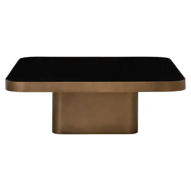 Stolik kawowy CLARIDGE beżowy 90 x 31 x 90cm / 216053
