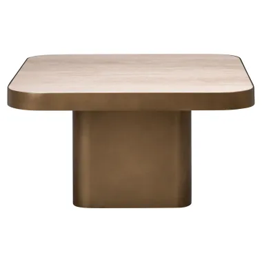 Stolik kawowy CLARIDGE beżowy 70 x 37 x 70cm / 216052