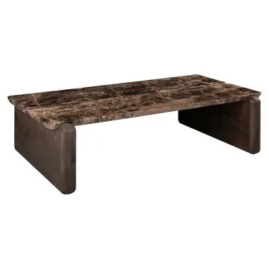 Stolik kawowy LAGRASSE brązowy 120 x 30 x 70cm / 215874