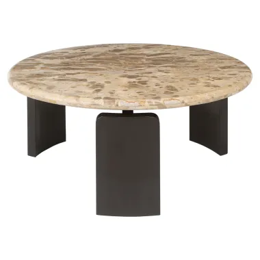Stolik kawowy MENTON antyczny brąz (2 set) 90 x 38 x 90cm / 215872