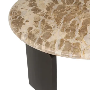 Stolik kawowy MENTON antyczny brąz (2 set) 90 x 38 x 90cm / 215872