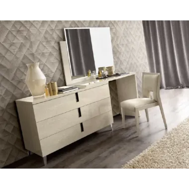AMBRA NIGHT Włoska toaletka konsola M 3 szuflady 125 x 85 x 48cm / 150BF3.01AV