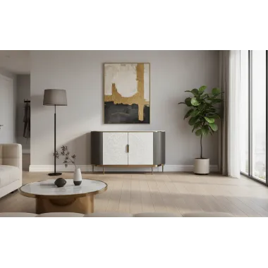 Livin Hill Stilig ST906B Komoda grafitowa 150 x 88 x 40cm