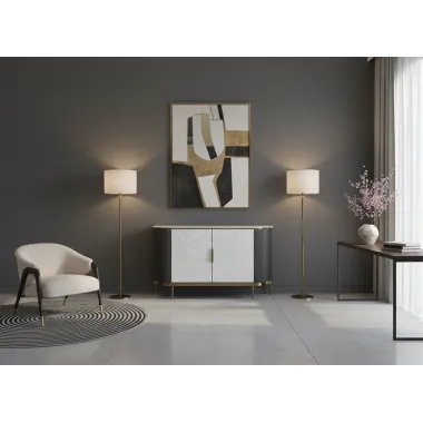 Livin Hill Stilig ST906B Komoda grafitowa 150 x 88 x 40cm