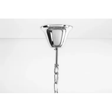 Żyrandol kryształowy ROYAL 70cm srebrny / 39096